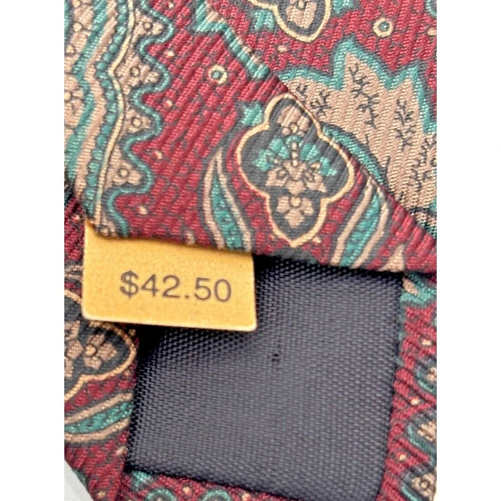 Ferrell Reed Beverly Hills Polo Club Silk Tie Medallion VINTAGE - NEW